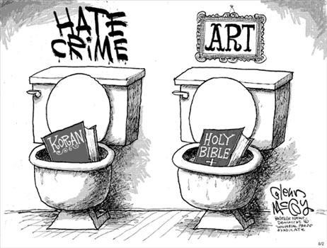 Islam and Christianity, Art and Hate